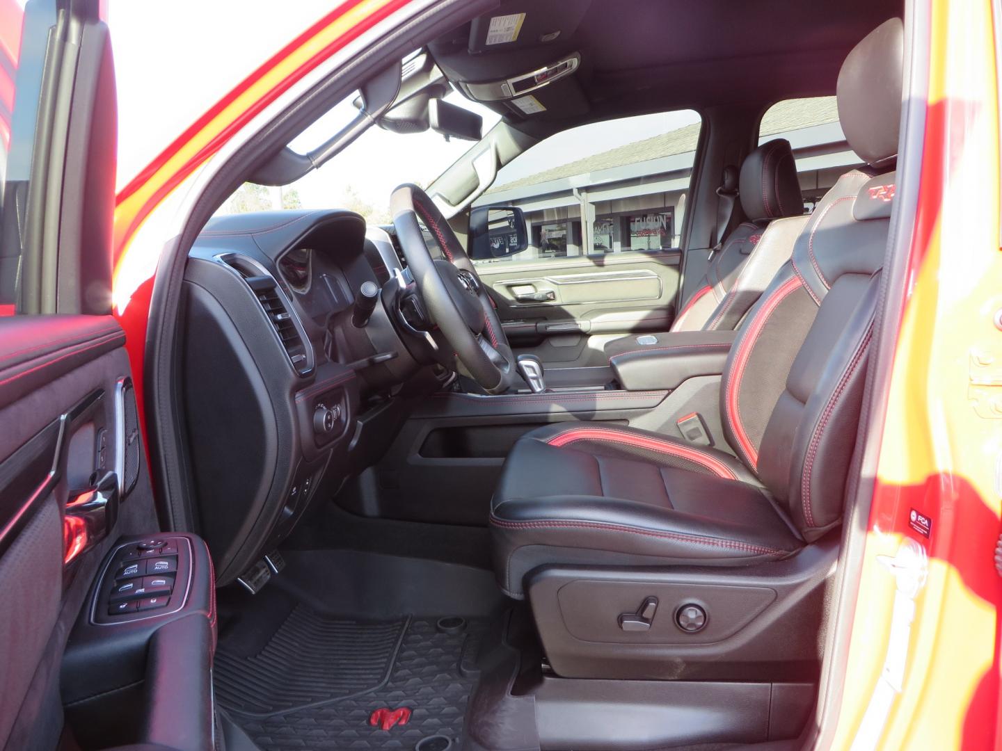 2023 Red /BLACK RAM 1500 Ram 1500 TRX Crew Cab 4x4 (1C6SRFU9XPN) with an 6.2L Supercharged HEMI V8 SRT engine, 8 Speed Auto 8HP95 transmission, located at 2630 Grass Valley Highway, Auburn, CA, 95603, (530) 508-5100, 38.937893, -121.095482 - Must see TRX featuring Eibach front and rear springs, 18" Method NV double black wheels, 37" Nitto Ridge Grappler tires, and window tint. - Photo#21